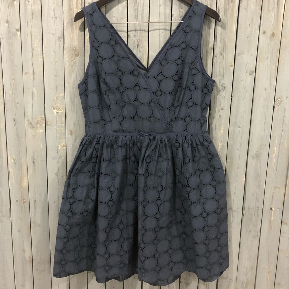 Tommy Hilfiger Navy Eyelet Dress